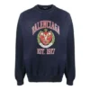 Est. 1917 College-logotryckad tröja med rund hals ”Navy” 676629TLV908067