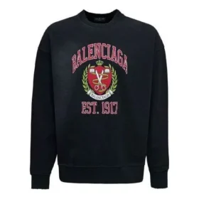 Est. 1917 College-logotyptryck, tröja med rund hals ”Black” 676629TLV901076