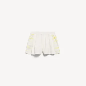 Extreme tie-dye-boxershorts i A-linje för damer i vitt/gult