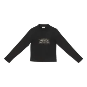 Fashion Institute långärmad T-shirt, medium passform ”Black” 698124TMVH51073