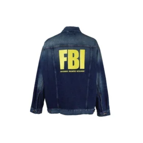 FBI-Denim-jackor ”Blue” 681690TJW754021
