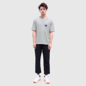 FBI Oversized T-shirt ”Heather Grey Black” 681314TLVG91380
