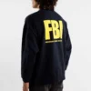 FBI-tröja med rund hals ”Marinblå/Gul” 676629TLVH14265