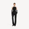 Figursydd bustier-top för damer i svart Figursydd bustier-top för damer i svart