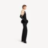 Figursydd bustier-top för damer i svart Figursydd bustier-top för damer i svart