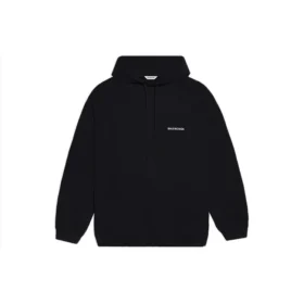 Fleece-luvtröja med huva, svart 641529TJVE51000