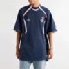 Fotbollst-shirt i oversized-modell ”Blå” 641664TJV054482