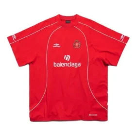 Fotbollst-shirt i oversized-modell ”Röd Vit” 777705TPVV36643