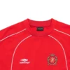 Fotbollst-shirt i oversized-modell ”Röd Vit” 777705TPVV36643