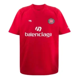 Fotbollst-shirt i oversized-modell ”Red White” 641658TJV516540