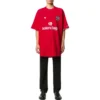 Fotbollst-shirt i oversized-modell ”Red White” 641658TJV516540