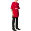 Fotbollst-shirt i oversized-modell ”Red White” 641658TJV516540