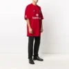 Fotbollst-shirt i oversized-modell ”Red White” 641666TJV056540