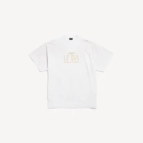 Fragrance Le Dix oversized-T-shirt i ljus melerad grå
