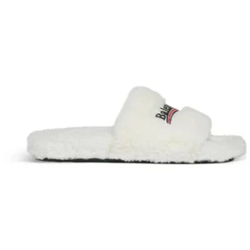 Furry Slides ”White” 654261W2DO19906