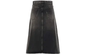 FW21 A-linjeformad kjol ”Washed Grey Denim” 646913TBP477767