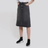FW21 A-linjeformad kjol ”Washed Grey Denim” 646913TBP477767