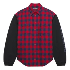 FW21 Långärmad skjorta Röd 658936TBM238521