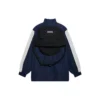FW21 Logo Splicing Loose Jackor Unisex Marinblå 663065TKO484063