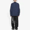 FW21 Logo Splicing Loose Jackor Unisex Marinblå 663065TKO484063