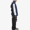 FW21 Logo Splicing Loose Jackor Unisex Marinblå 663065TKO484063