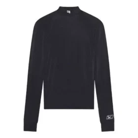 FW21 Slim Fit sporttröja med långa ärmar, svart 6617534B0B11077