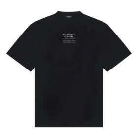FW21 Stickad, lös kortärmad tröja, svart 651795TJV900107