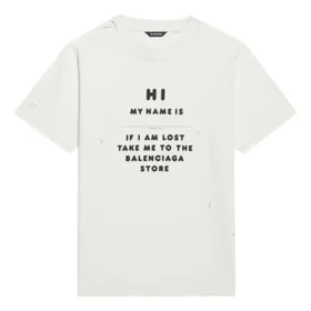 FW21 T-shirt med logotryck, vit 661705TKVF19081