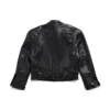 FW23 Dekonstruerad jackor med dragkedja ”Black Soft Buffalo Skin” 768749TMS031000