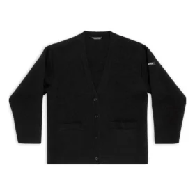 FW23 Kofta ”Svart dubbelsidig ulltröja” 771671T16751000