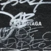 Fyrkantig, vikbar graffitiplånbok ”Black White” 594549210LH1090