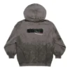 Gaffer Heavy Washed zip-up-luvtröja, smal passform ”Grey” 720424TNVK51227