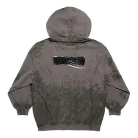 Gaffer Heavy Washed zip-up-luvtröja, smal passform ”Grey” 720424TNVK51227