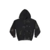 Gaffer Heavy Washed zip-up-luvtröja, smal passform ”Grey” 720424TNVK51227