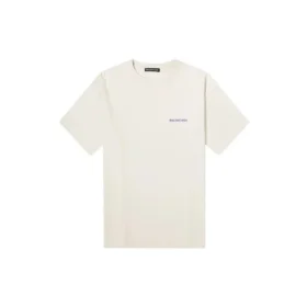 go Lyxig unisex-tröja med rund hals och korta ärmar i bomull, vit 612966TIVG59055
