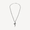 Gotiskt ormhalsband i antiksilver Gotiskt ormhalsband i antiksilver