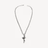 Gotiskt ormhalsband i antiksilver Gotiskt ormhalsband i antiksilver