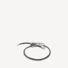 Gör-det-själv-armband med dragkedja i glänsande silver/antik silver/svart Gör-det-själv-armband med dragkedja i glänsande silver/antik silver/svart
