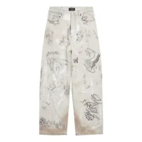 Graffiti-baggybyxor ”Grey” 745223TBP475411