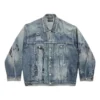 Graffiti Oversized-jackor ”Light Blue” 745048TNW014012