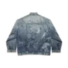 Graffiti Oversized-jackor ”Light Blue” 745048TNW014012