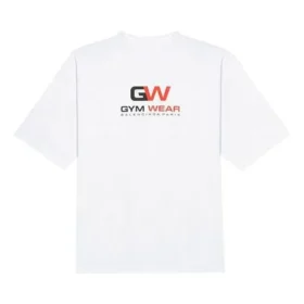 Gymkläder, lös passform, kortärmad, vit 620941TIVD59000