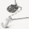 Halsband med ankarmotiv i antiksilver Halsband med ankarmotiv i antiksilver