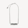 Halsband med BB Icon i antiksilver