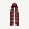 Halsduk med huva för män i vinrött