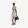 Hamptons-mules i denim för damer i blått/benvitt Hamptons-mules i denim för damer i blått/benvitt