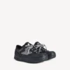 Hamptons-plattformsneaker för dam i svart