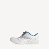 Hamptons-sneakers för herr i slitet utseende, i vitt/mörkblått/grått Hamptons-sneakers för herr i slitet utseende, i vitt/mörkblått/grått