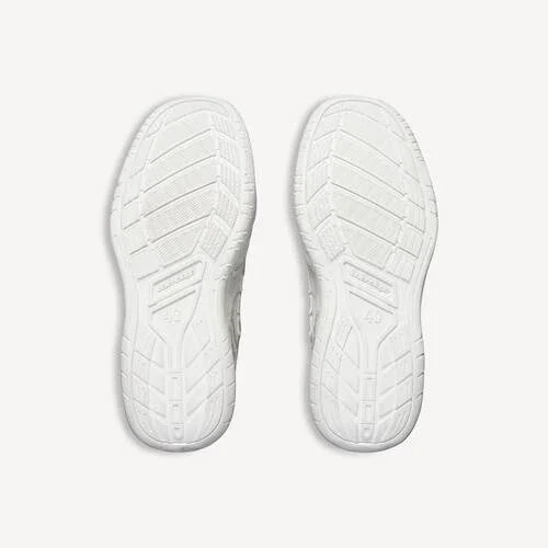 Hamptons-sneakers för herr i slitet utseende, i vitt/mörkblått/grått Hamptons-sneakers för herr i slitet utseende, i vitt/mörkblått/grått