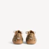 Hamptons-sneakers för män i kamelfärg med medelhög slitageeffekt Hamptons-sneakers för män i kamelfärg med medelhög slitageeffekt